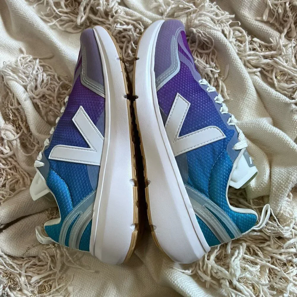 Veja Condor 2 Alveomesh Joliee Foulee Sneakers White Purple Blue US 7 NEW